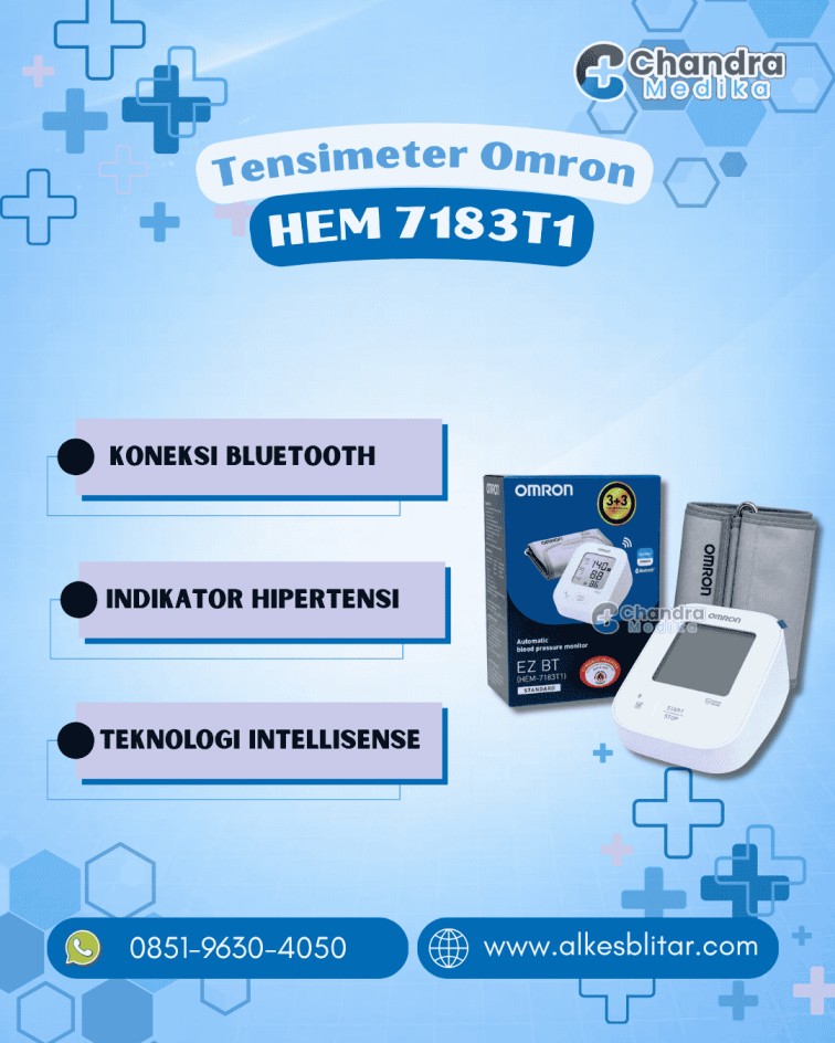 Tensimeter Omron HEM-7183T1 Bluetooth