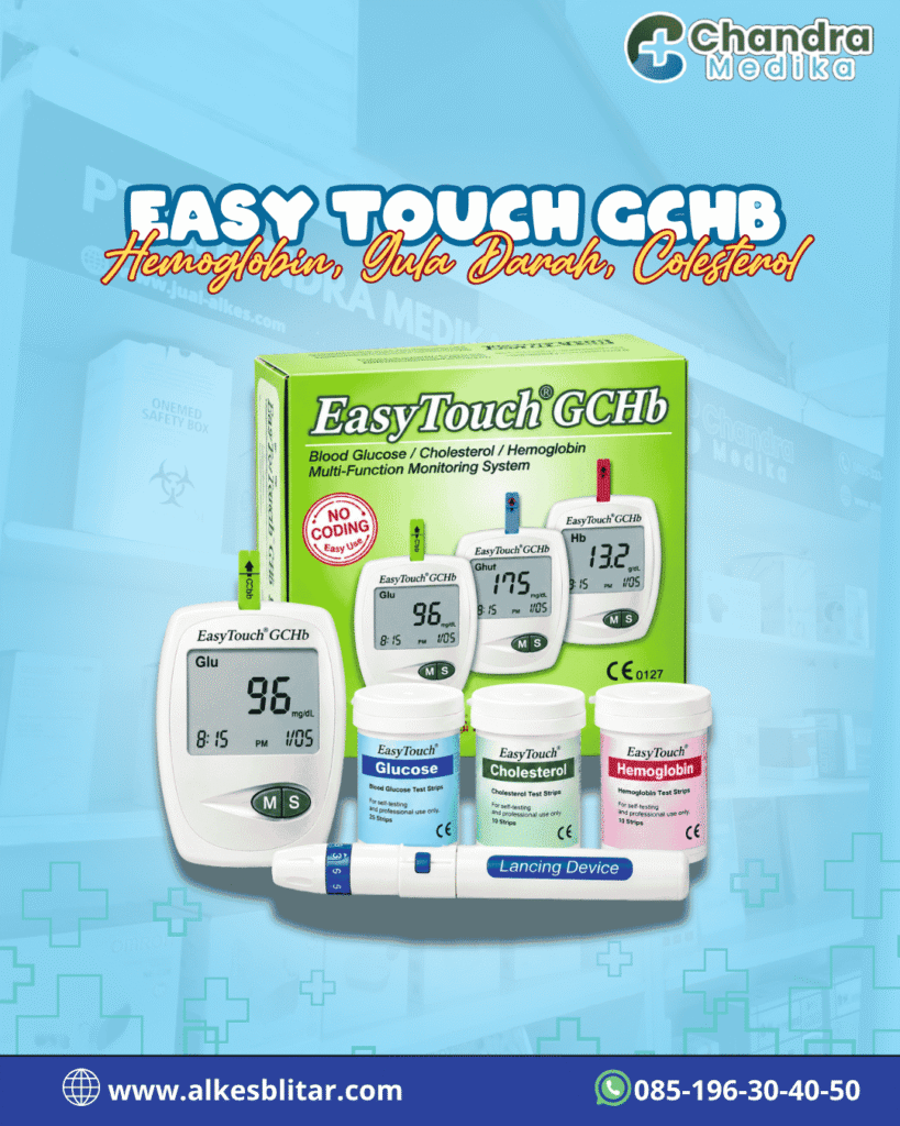 Easy Touch GCHb: Alat Cek Glukosa, Kolesterol, dan Hemoglobin Praktis