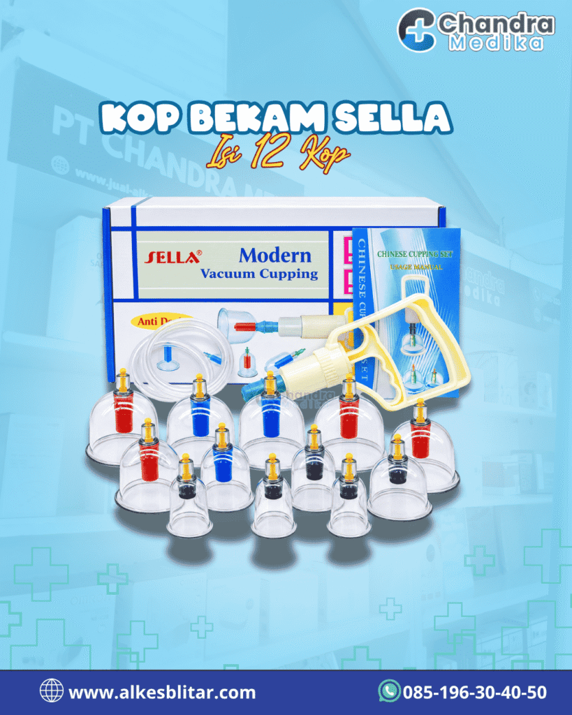 Kop Bekam Sella Isi 12, Pilihan Praktis untuk Terapi Bekam