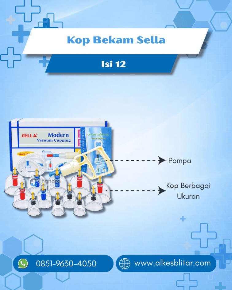 Kop Bekam Sella Isi 12, Pilihan Praktis untuk Terapi Bekam