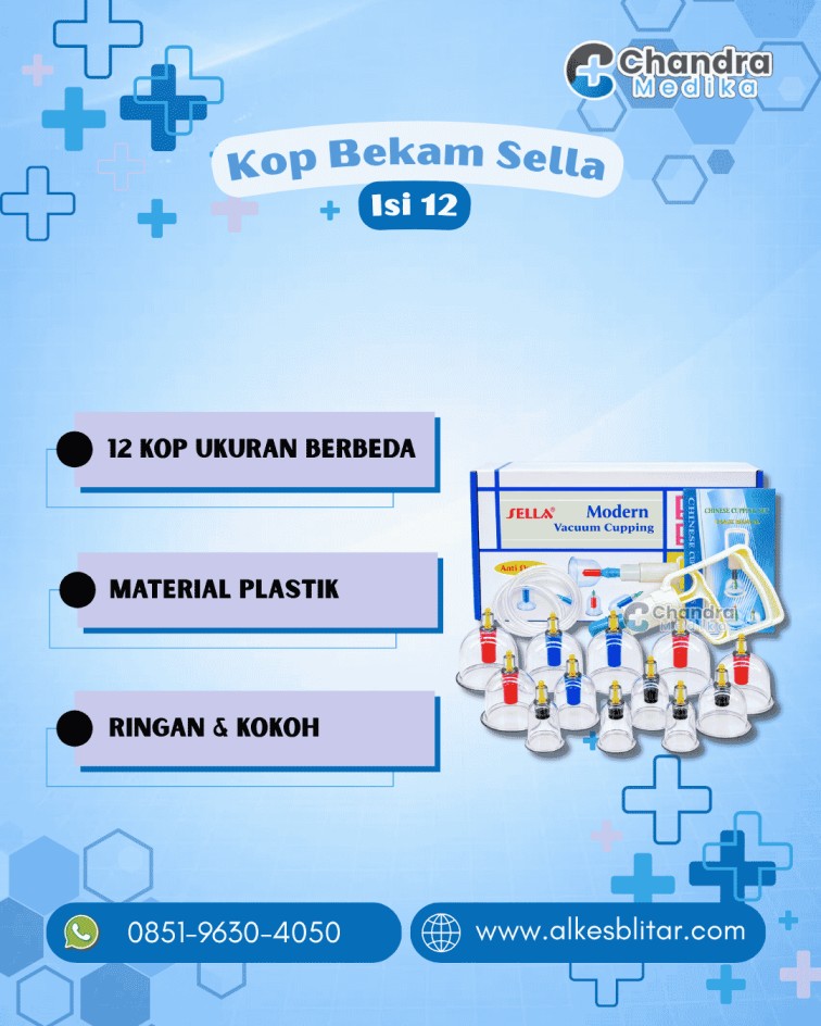 Kop Bekam Sella Isi 12, Pilihan Praktis untuk Terapi Bekam
